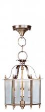 Livex Lighting 4403-01 - 3 Light AB Chain Hang/Ceiling Mount