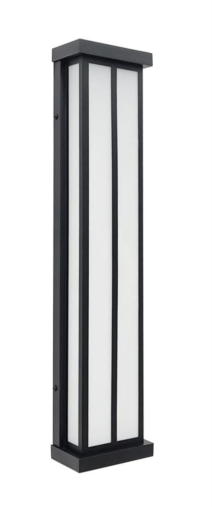 Outdoor Wall Light Black Die-Cast Aluminum