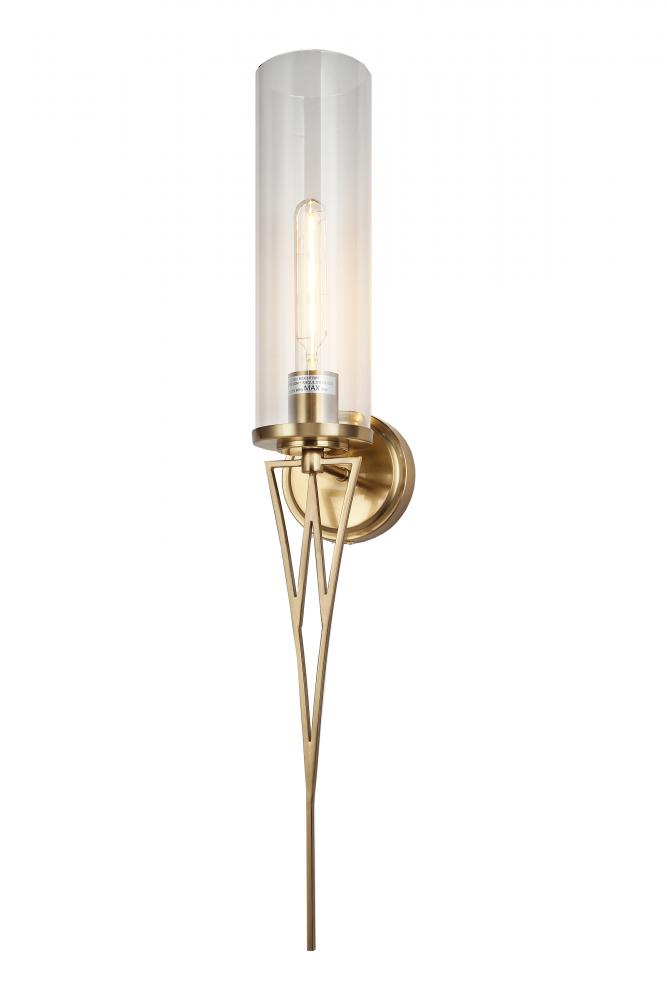 Wall Sconce Aged Brass