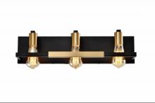 Vinci Lighting Inc. VL1646-3AB/BK - Ambert Vanity Wall Aged Brass/Black