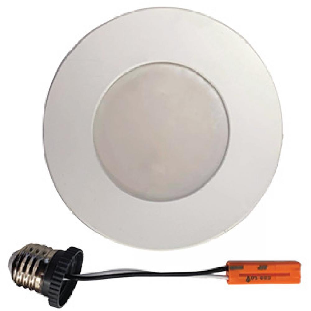 VIVIO DOWNLIGHT 8W 120V 2700/3000/3500/4000/5000K 4IN WHITE ROUND 650lm