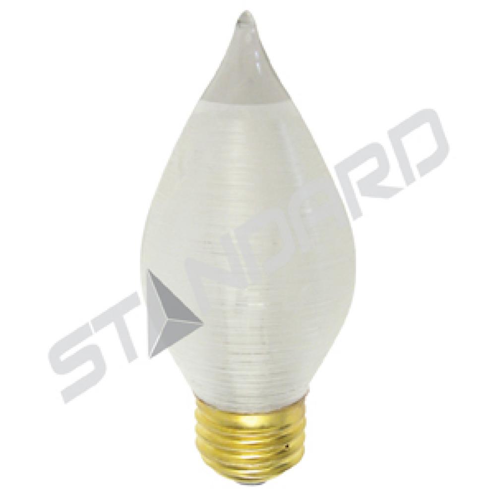 INCANDESCENT SILK 25W C15 E26 130V SATIN WHITE