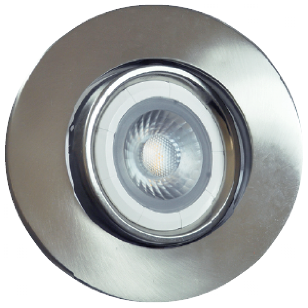 TRADITIONAL RECESSED FIXTURES TRIMS 5IN ROUND BRUSHED NICKEL