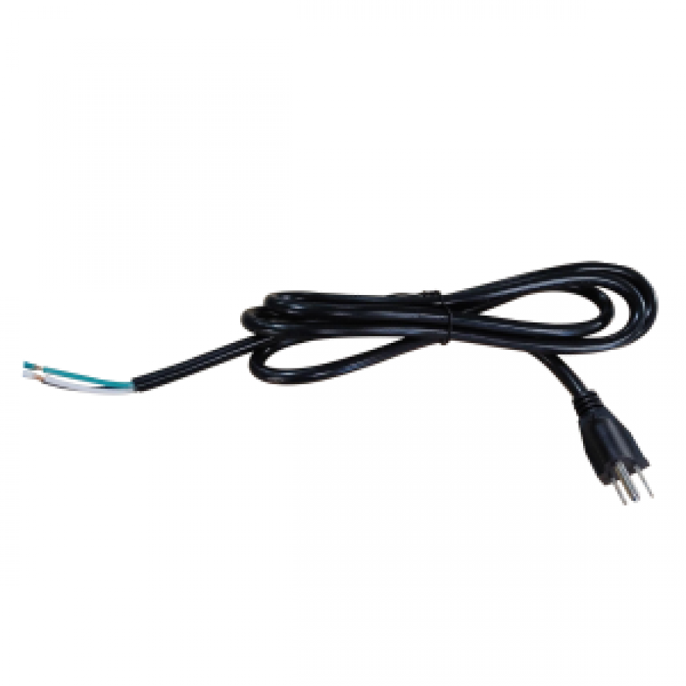 POWER CORD 6' GREY SJT3/16 GROUNDED