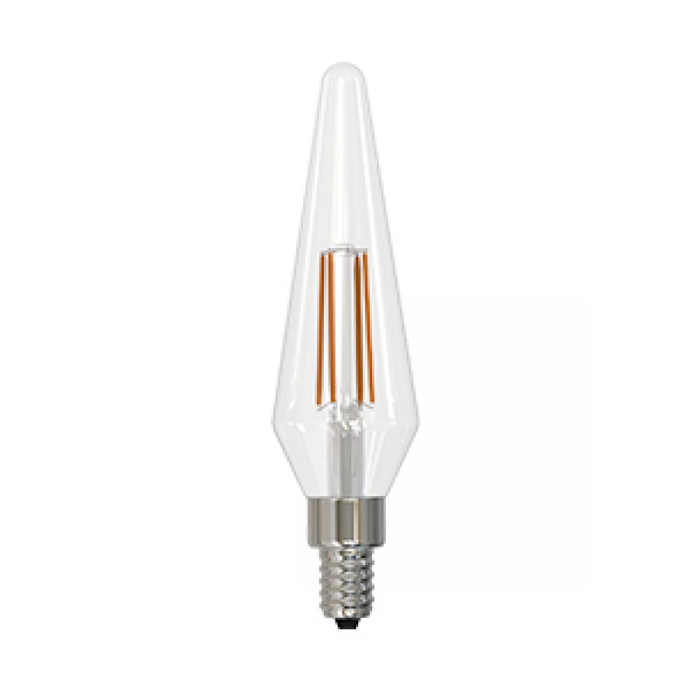 LED Filament Lamp HX5.5 E12 Base 4W 320° 120V 30K Clear Vertical Dim 40 0LM Standard