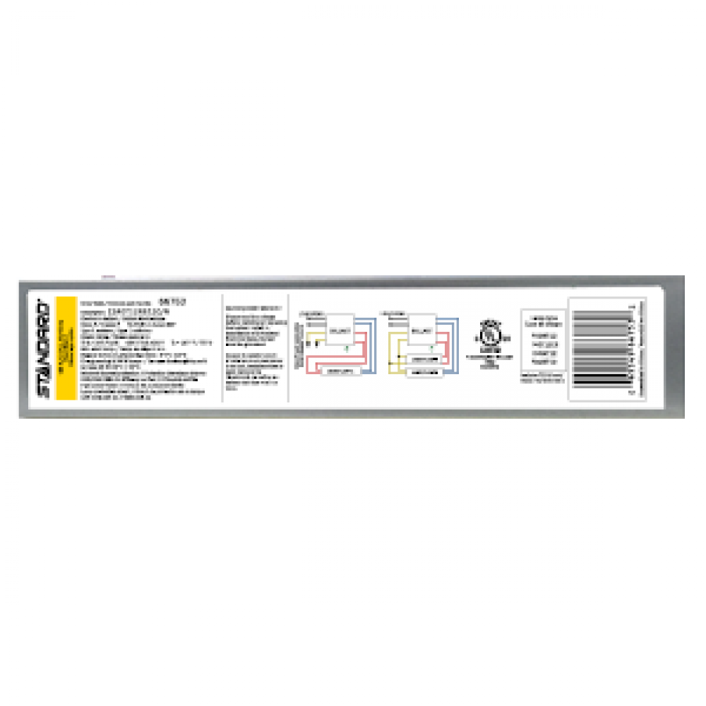 ELECTRONIC FLUORESCENT BALLAST 1-2 LAMPS T12 RAPID START (RS) 25-40W 120V NBF STD