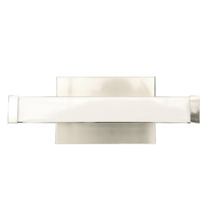 12 IN LED WALL SCONCES LUMINAIRE LINEAR 5 W 120 V 3000K BRUSHED NICKEL 439 LM