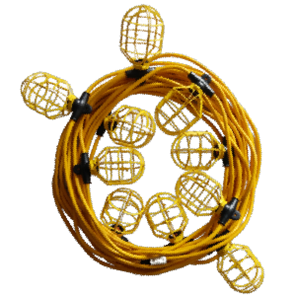 SL/100FT/DSC/10SKT/14AWG/PLASTIC/YL/STD