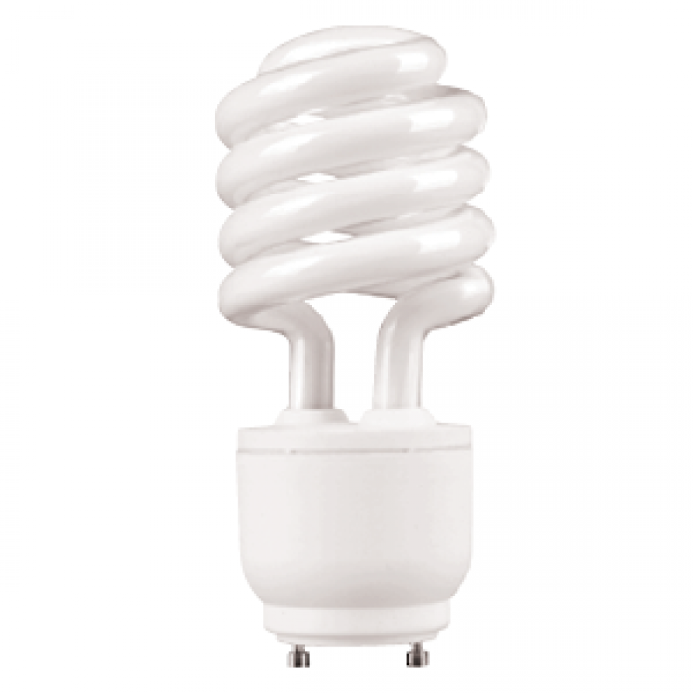 CFL T3 SPIRAL DIMMABLE 23W 120V 2700K 1500LM 120V GU24 STD