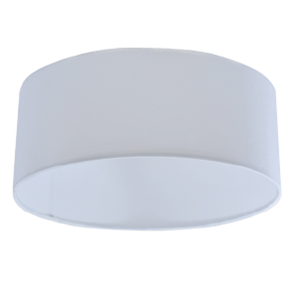 14 IN LED CEILING SHADE FOR TRADITIONAL WHITE ROUND DRUM