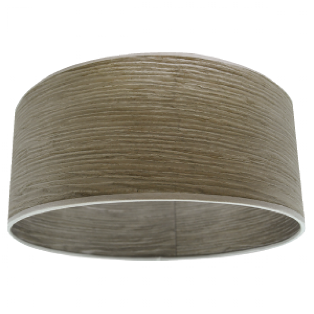 11 IN LED CEILING SHADE FOR TRADITIONAL BARNWOOD ROUND DRUM