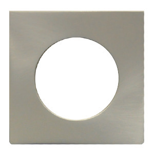 GIMBAL TRIM 3IN BRUSHED NICKEL FLAT SQUARE