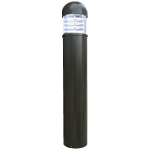 Round LED Bollard 25W 1325LM 120-277V Bronze