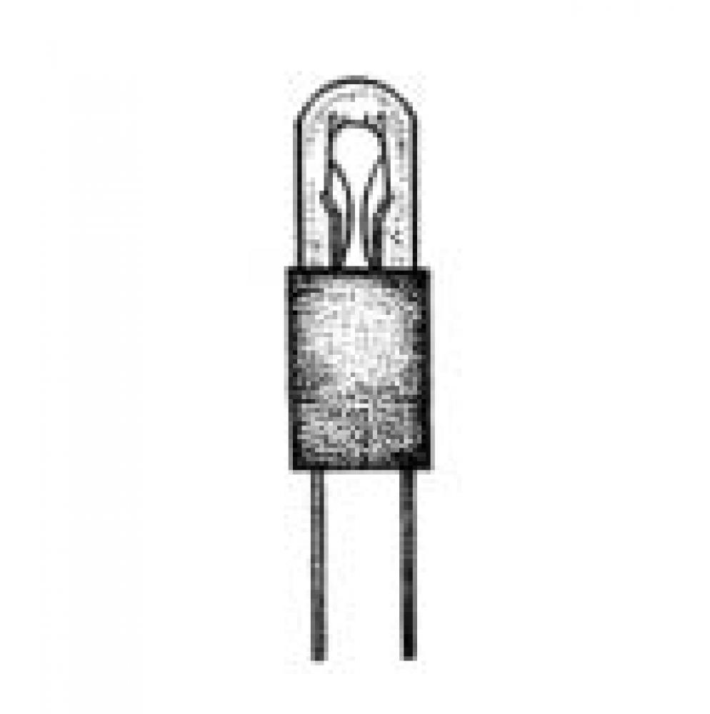 MINIATURE LAMP ANSI:7632 T-1.25 28V 0.04A BIPIN G4 CLEAR STD