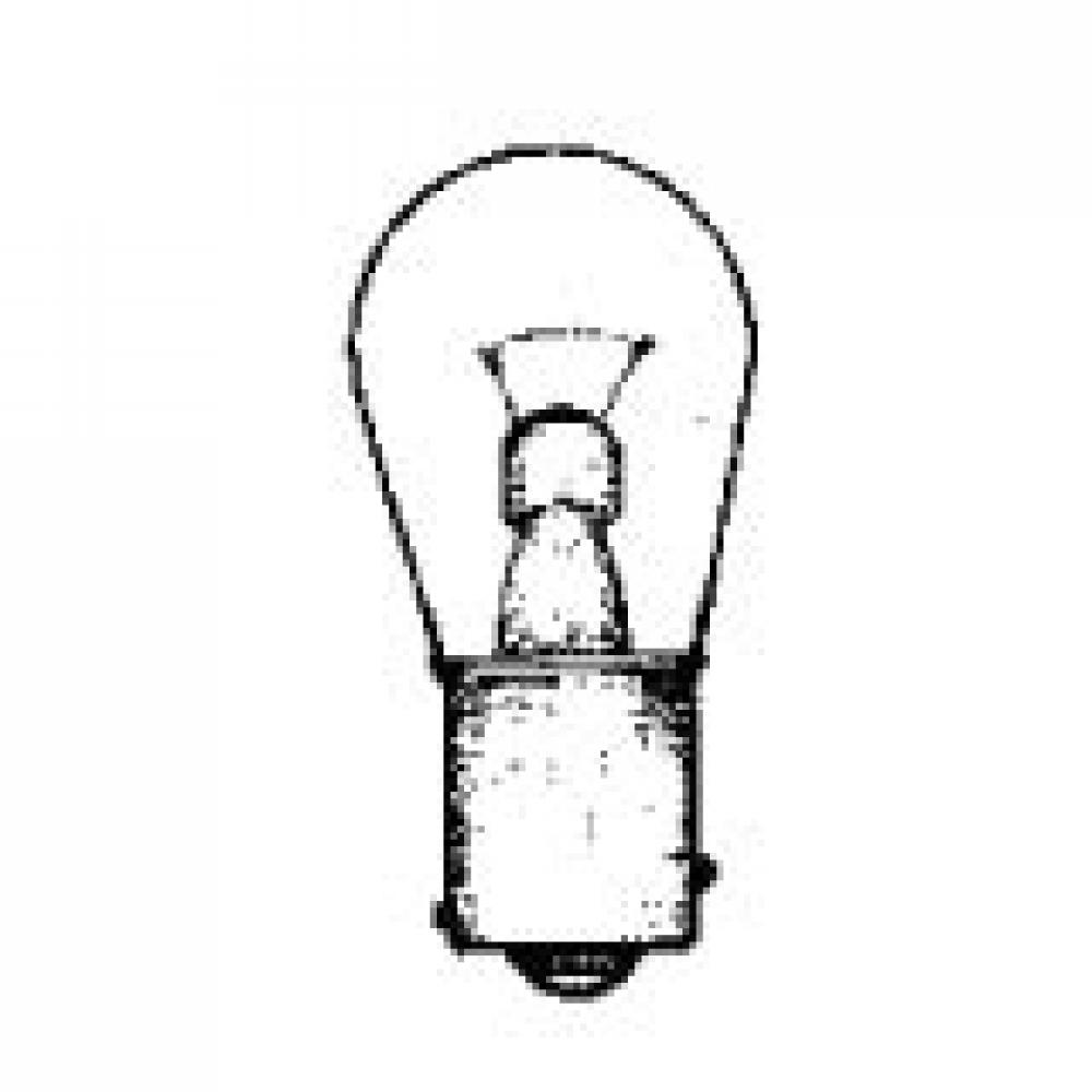 MINIATURE LAMP ANSI:1159 S-8 12.8V 1.6A 20.48W BA15s CLEAR STD