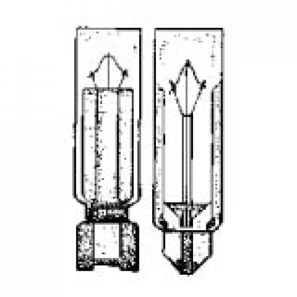 MINIATURE LAMP ANSI:24E-2 T-2 24V 0.035A TEL. SLIDE. NO. 2 CLEAR STD