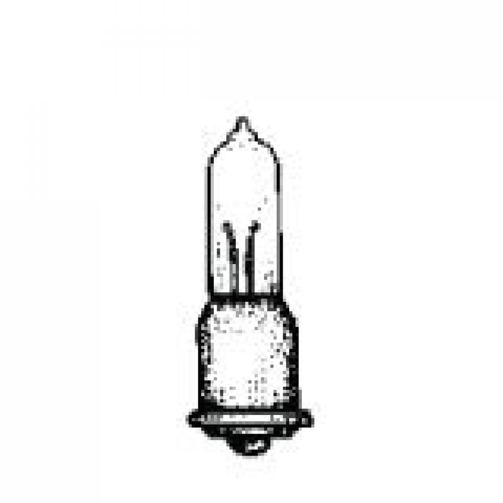 MINIATURE LAMP ANSI:C9A T-2 105-125V 1.9A MIDGET FLANGED F6 CLEAR 10 PAC K STD