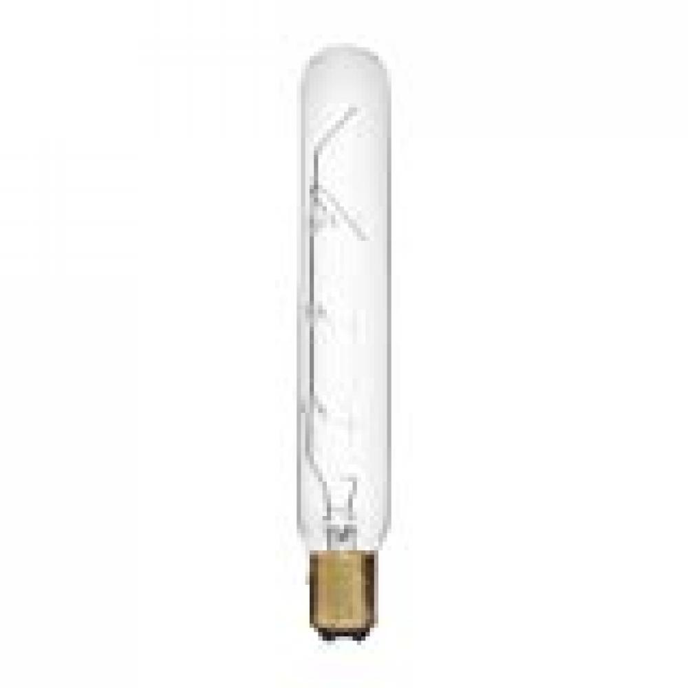 INCANDESCENT 25W T6.5 BA15d 125V CLEAR STD