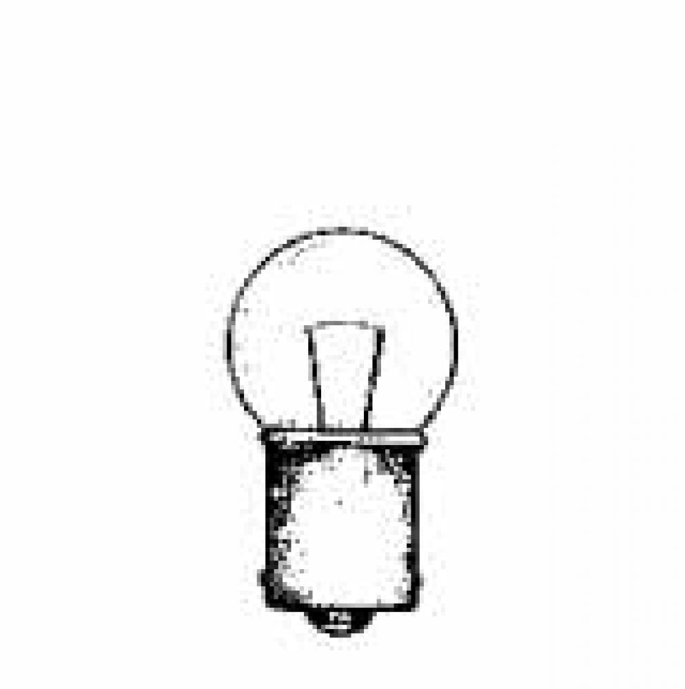 MINIATURE LAMP ANSI:509 G-6 24V 0.18A 4.32W BA15s CLEAR STD