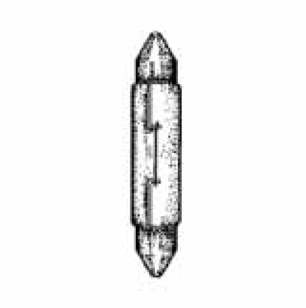 MINIATURE LAMP ANSI:A254 T-11 12V 0.5A 6W S8.5d CLEAR STD