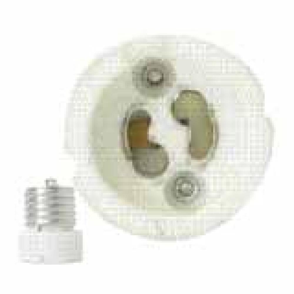 SOCKET ADAPTOR/REDUCER MEDIUM E26 TO GU10/GZ10 250W 250V WHITE STD