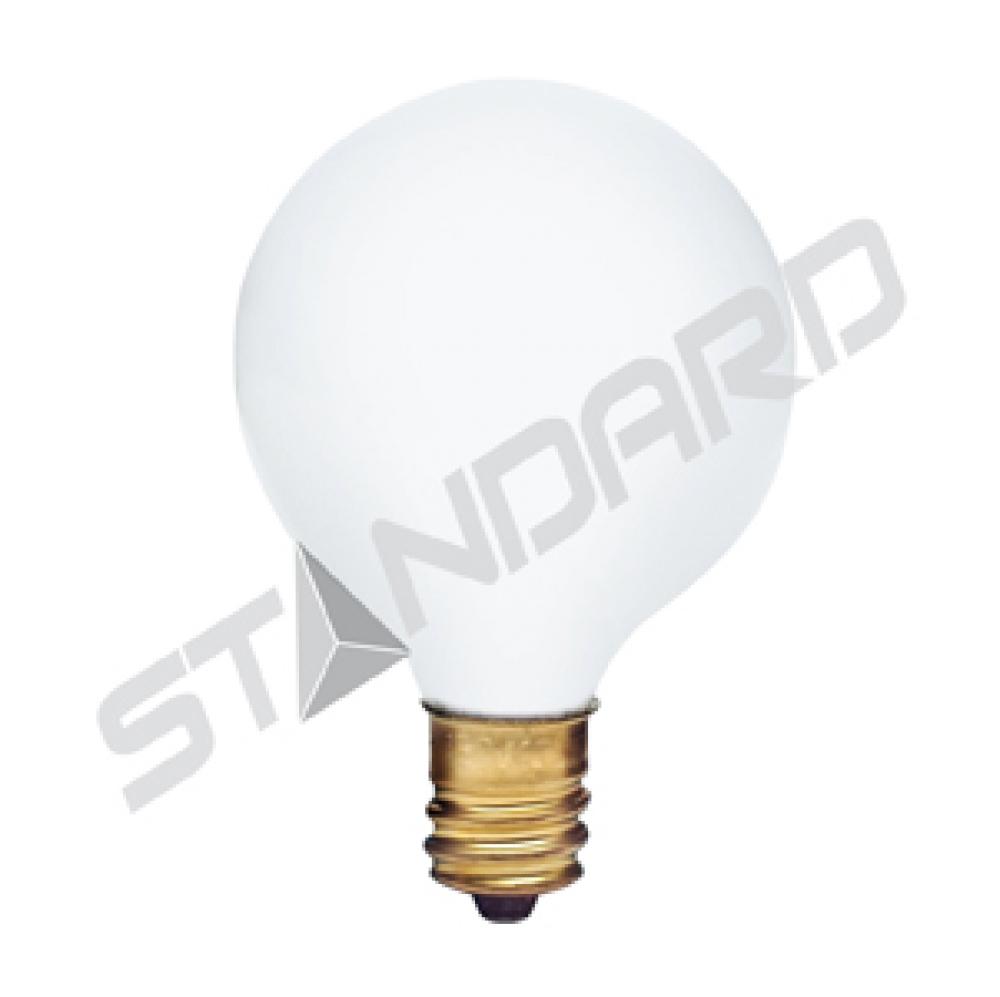 INCANDESCENT 25W G16.5 E14 130V WHITE STD