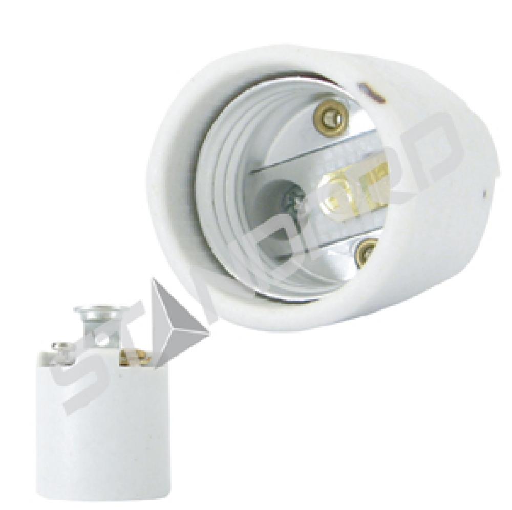 INCANDESCENT SOCKET E26 BASE PORCELAIN 1/2in HICKEY SCREW TERMINAL ALSS 660W 250V STD