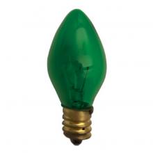 Stanpro (Standard Products Inc.) 52177 - INCANDESCENT CHRISTMAS LAMPS 5W C7.5 E12 120V TRANSPARENT GREEN STD