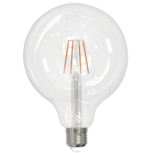 Stanpro (Standard Products Inc.) 67666 - LED Filament Lamp G40 E26 Base 4.5W 120V 27K 450LM Clear Oblique Dim Sta ndard