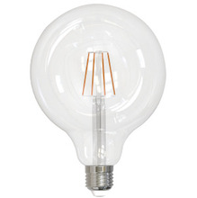 Stanpro (Standard Products Inc.) 67666 - LED Filament Lamp G40 E26 Base 4.5W 120V 27K 450LM Clear Oblique Dim Sta ndard