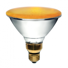 Stanpro (Standard Products Inc.) 51184 - HALOGEN PAR38 90W 130V E26skt. 30DEG FLOOD YELLOW LENS STD