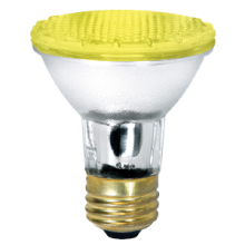 Stanpro (Standard Products Inc.) 55001 - HALOGEN PAR20 35W 130V E26 30DEG NARROW FLOOD YELLOW LENS STD