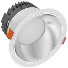 Stanpro (Standard Products Inc.) 64799 - VELOCE 8IN 38W 120-277V 4000K 70° SILVER BAFFLE FROSTED ROUND 3500lm