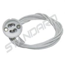 Stanpro (Standard Products Inc.) 62187 - HALOGEN SOCKET GU10/GZ10 BASE (TAL) LAMPHOLDER 1000W 250V 30in SEW-1 LEADS STD