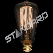 Stanpro (Standard Products Inc.) 61088 - INCANDESCENT VICTORIAN STYLE SQUIRREL CAGE 60W S60 E26 120V CLEAR STD