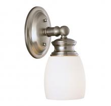  8-9127-1-SN - Elise 1-Light Wall Sconce in Satin Nickel