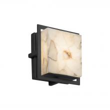 Justice Design Group ALR-7561W-MBLK - Avalon Square ADA Outdoor/Indoor LED Wall Sconce