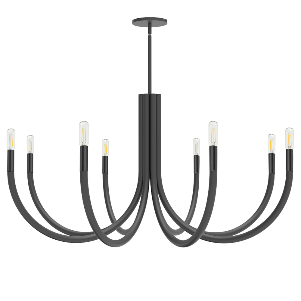 8LT Incandescent Chandelier, MB