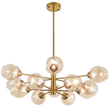 Dainolite ABI-3312P-VB - 12 Light Pendant, Vintage Bronze Finish with Champagne Glass