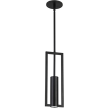 Dainolite PLN-151P-MB - 1 Light Halogen Pendant, Matte Black