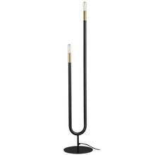 Dainolite WAN-602F-MB-AGB - 2LT Incandescent Floor Lamp, MB & AGB