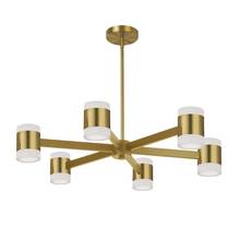 Dainolite WLS-2884LEDC-AGB - 84W Chandelier, AGB w/ FR Acrylic Diff