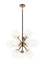 Matteo Lighting C62812AGOP - Soleil Chandelier