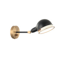 Matteo Lighting S00711AGBK - Blare Wall Sconce