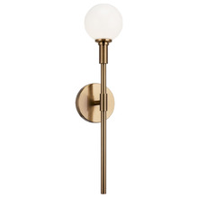 Matteo Lighting W64801AGOP - Candlestix Wall Sconce