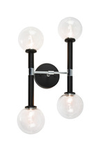 Matteo Lighting W75304BKCL - Stellar Wall Sconce