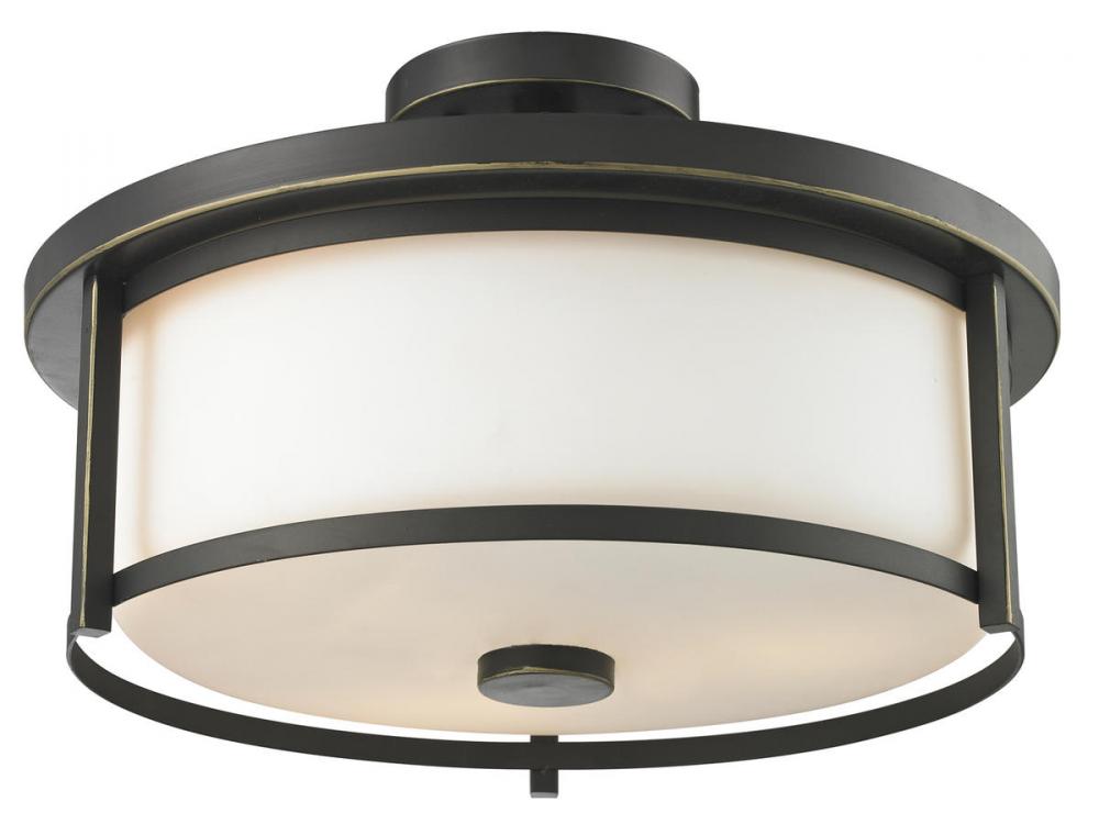 3 Light Semi Flush Mount