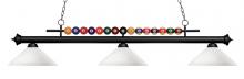 Z-Lite 170MB-AMO14 - 3 Light Billiard