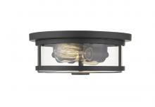 Z-Lite 462F11-BRZ - 2 Light Flush Mount