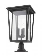 Z-Lite 571PHXLR-533PM-ORB - 3 Light Outdoor Pier Mounted Fixture